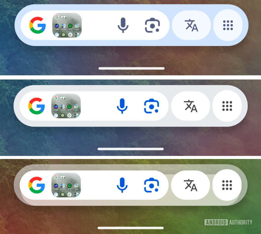 Google Circle to Search themes for the search bar 1 Google Circle to Search themes for the search bar 1