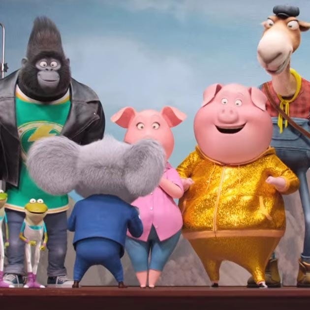 A scene from Sing, a Good Housekeeping pick for best animated movies a scene from sing, a good housekeeping pick for best animated movies